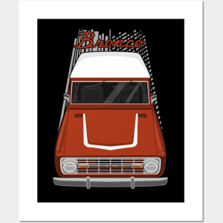 Ford Bronco 1st gen - Orange Posters and Art